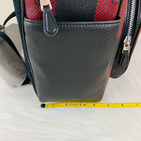 COACH Buffalo Plaid Court Backpack - Picture 12 of 16